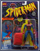 Spider-Man (Web Parachute) from Spider-Man - Animated - Series 2 manufactured by Toy Biz [Front]