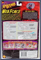Spidey (Web-Swamp) from Spider-Man - Web Force manufactured by Toy Biz [Back]
