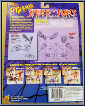 Swarm from Spider-Man - Spider Force manufactured by Toy Biz [Back]
