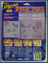 Swarm from Spider-Man - Spider Force manufactured by Toy Biz [Back]