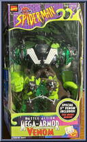 Venom from Spider-Man - Mega Armor manufactured by Toy Biz [Front]