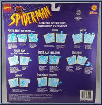 Venom & Spider-Man (Web Shooter) from Spider-Man - Canadian 2-Pack - Series 1 manufactured by Toy Biz [Back]