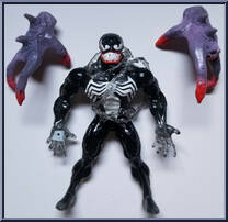 Venom (Stealth) from Spider-Man - Animated - Series 7 manufactured by Toy Biz [Loose]