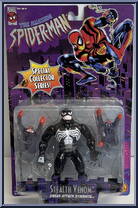 Venom (Stealth) from Spider-Man - Animated - Series 7 manufactured by Toy Biz [Front]