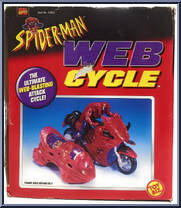 Web Cycle from Spider-Man - Vehicles manufactured by Toy Biz [Side]