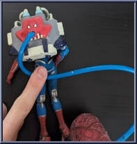 Spider-Man (Scuba Splash) from Spider-Man - Web Splashers - The Amazing manufactured by Toy Biz [Loose]