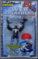 Venom (Ocean Battle) from Spider-Man - Web Splashers - The Amazing manufactured by Toy Biz [Front]