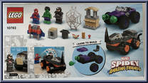 Hulk vs. Rhino Truck Showdown from Spidey and his Amazing Friends - Basic Series manufactured by Lego [Back]
