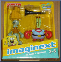 Mr. Krabs & Squidward Action Figure