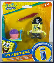 Spongebob (Pirate) & Gary Action Figure