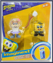 Spongebob & Sandy from Spongebob Squarepants - Imaginext - Movie Sponge On the Run manufactured by Fisher-Price [Front]