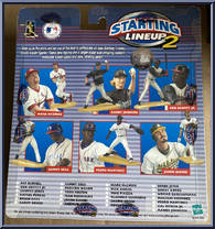 Andruw Jones from Starting Lineup - Baseball - 2001 Series manufactured by Kenner [Back]
