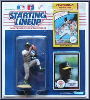 Dave Stewart from Starting Lineup - Baseball - 1990 Series manufactured by Kenner [Front]
