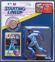 Delino DeShields from Starting Lineup - Baseball - 1991 Series manufactured by Kenner [Front]