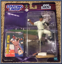 Derek Jeter from Starting Lineup - Baseball - 1999 Series manufactured by Kenner [Front]