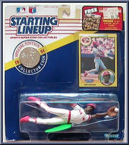Eric Davis from Starting Lineup - Baseball - 1991 Series manufactured by Kenner [Front]