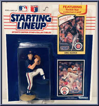 Greg Maddux from Starting Lineup - Baseball - 1990 Series manufactured by Kenner [Front]