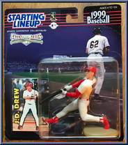 JD Drew (Extended) from Starting Lineup - Baseball - 1999 Series manufactured by Kenner [Front]
