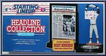 Rickey Henderson from Starting Lineup - Baseball - Headline Collection - 1992 manufactured by Kenner [Front]