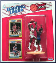 Michael Jordan / Isiah Thomas from Starting Lineup - Basketball - One on One manufactured by Kenner [Front]