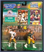 Brett Favre / Brett Favre from Starting Lineup - Football - Classic Doubles - 1999 manufactured by Kenner [Front]