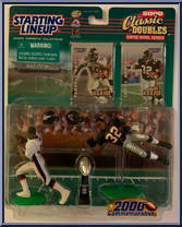 Terrell Davis / Jamal Anderson from Starting Lineup - Football - Classic Doubles - 2000 manufactured by Kenner [Front]