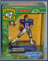 Drew Bledsoe from Starting Lineup - Football - Gridiron Greats - 1998 manufactured by Kenner [Front]