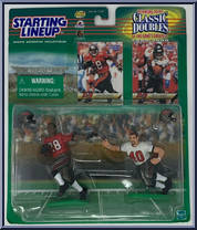 Warrick Dunn / Mike Alstott from Starting Lineup - Football - Classic Doubles - 1999 manufactured by Kenner [Front]