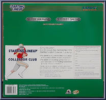 Emmitt Smith / Troy Aikman (Collector's Club) from Starting Lineup - Football - 12" Scale - 1997 manufactured by Kenner [Back]