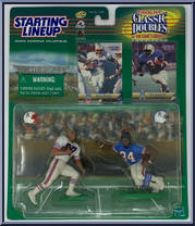 Eddie George / Earl Campbell from Starting Lineup - Football - Classic Doubles - 1999 manufactured by Kenner [Front]