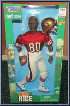 Jerry Rice from Starting Lineup - Football - 12" Scale - 1998 manufactured by Kenner [Front]