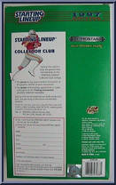 Joe Montana from Starting Lineup - Football - 12" Scale - 1997 manufactured by Kenner [Back]