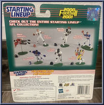 Kurt Warner (Superbowl MVP) from Starting Lineup - Football - 2000 Series manufactured by Kenner [Back]