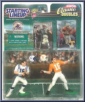 Peyton Manning / Peyton Manning from Starting Lineup - Football - Classic Doubles - 2000 manufactured by Kenner [Front]
