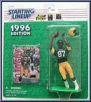 Robert Brooks from Starting Lineup - Football - 1996 Series manufactured by Kenner [Front]