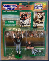Ken Stabler / Dave Casper from Starting Lineup - Football - Classic Doubles - 1999 manufactured by Kenner [Front]
