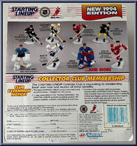 Ray Bourque from Starting Lineup - Hockey - 1994 Series manufactured by Kenner [Back]