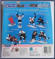 Ron Tugnutt (Columbus Blue Jackets)  from Starting Lineup - Hockey - 2000 Series manufactured by Kenner [Back]