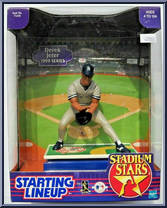 Derek Jeter from Starting Lineup - Stadium Stars - 1999 Series manufactured by Kenner [Front]