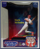 Mark McGwire from Starting Lineup - Stadium Stars - 1999 Series manufactured by Kenner [Front]