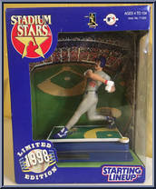 Mike Piazza from Starting Lineup - Stadium Stars - 1998 Series manufactured by Kenner [Front]