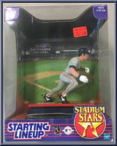 Nomar Garciaparra from Starting Lineup - Stadium Stars - 1999 Series manufactured by Kenner [Front]
