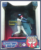Sammy Sosa from Starting Lineup - Stadium Stars - 1999 Series manufactured by Kenner [Front]