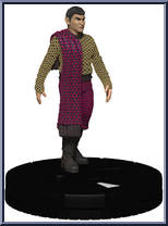 Romulan Commander from Star Trek - HeroClix - Away Team: Original Series manufactured by WizKids [Loose]