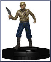 Romulan Subcommander from Star Trek - HeroClix - Away Team: Original Series manufactured by WizKids [Loose]