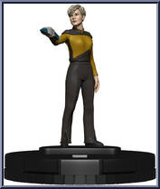 Tasha Yar from Star Trek - HeroClix - Away Team: Next Generation manufactured by WizKids [Loose]