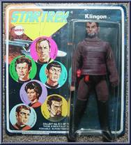 Klingon from Star Trek - Series 2 manufactured by Mego [White Letters on Card]
