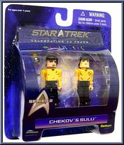 Chekov / Sulu from Star Trek - Minimates - 2" Scale - Series 2 manufactured by Diamond Select [Front]