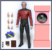 Captain Jellico from Star Trek - Next Generation manufactured by Nacelle Company [Loose]