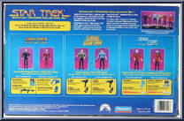 Starfleet Officers Collectors Set from Star Trek - Next Generation - Multi-Packs manufactured by Playmates [Back]
